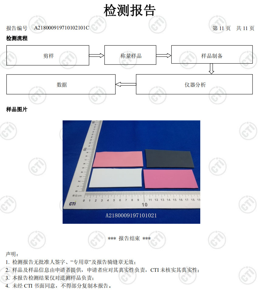 检测报告