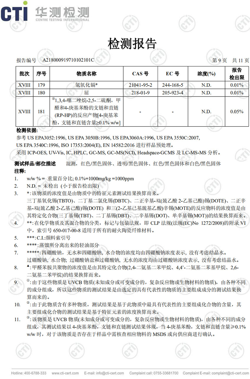 检测报告