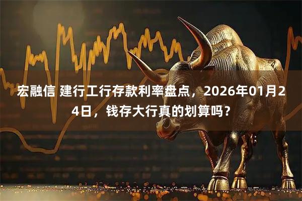 宏融信 建行工行存款利率盘点，2026年01月24日，钱存大行真的划算吗？