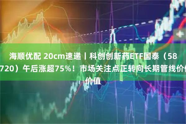 海顺优配 20cm速递丨科创创新药ETF国泰（589720）午后涨超75%！市场关注点正转向长期管线价值