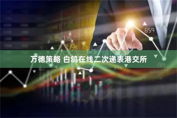 万德策略 白鸽在线二次递表港交所
